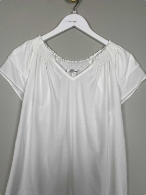 Co'Couture str. S <br/> hvid top