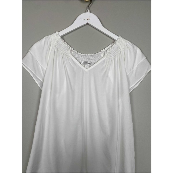 Co'Couture str. S <br/> hvid top - Image 2