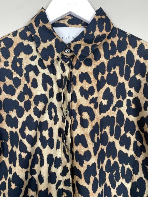 La Rouge str. S/M <br/> leopardmønstret kjole