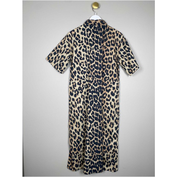 La Rouge str. S/M <br/> leopardmønstret kjole - Image 3
