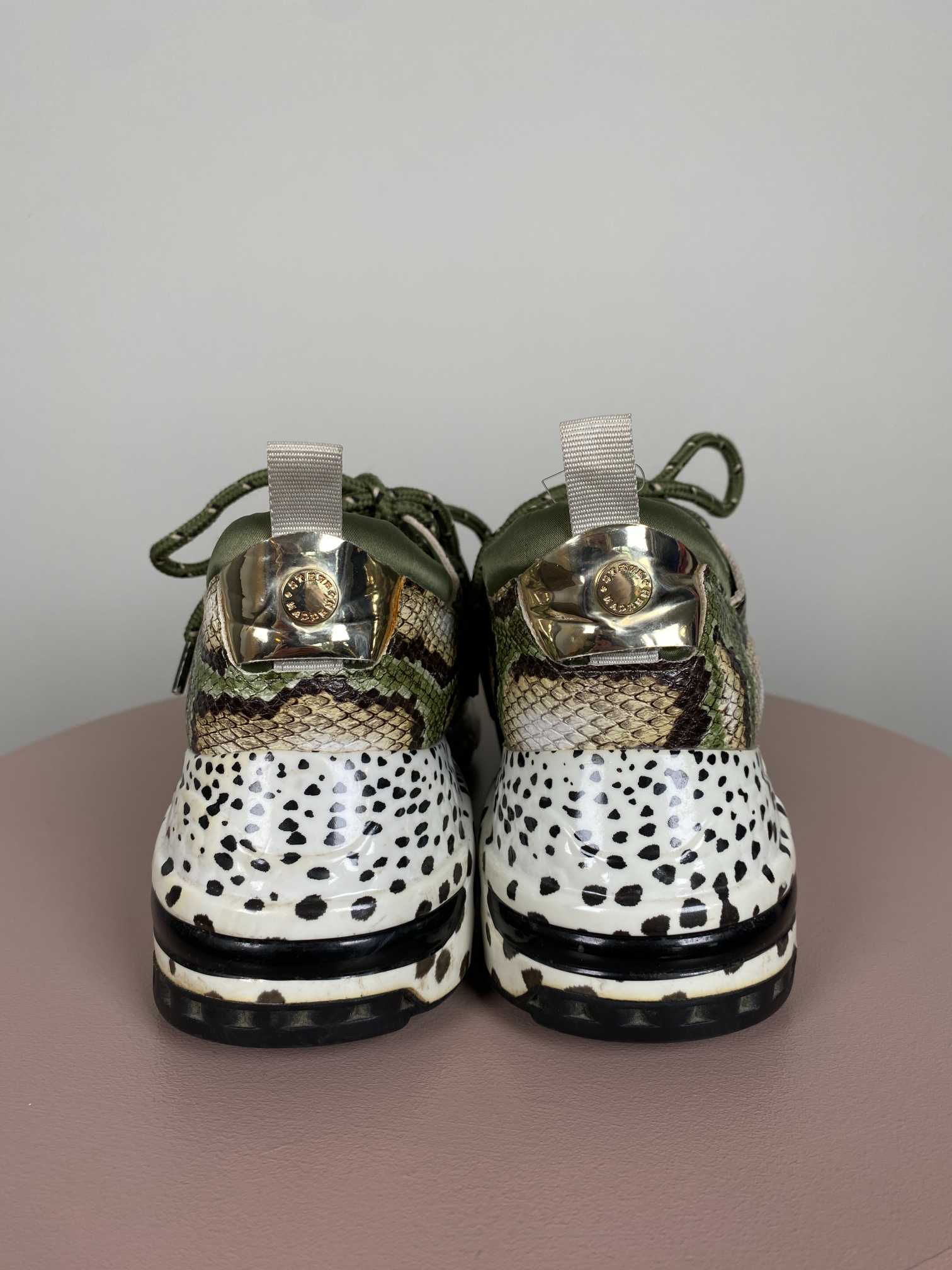 Steve Madden str. 38 <br/> sneakers med slange mønster - Billede 4