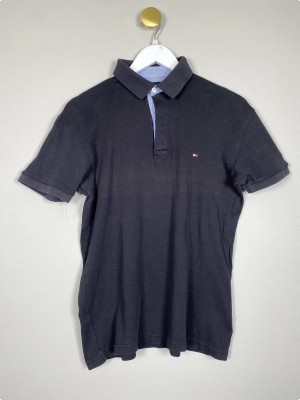 Tommy Hilfiger str. S <br/> sort polo