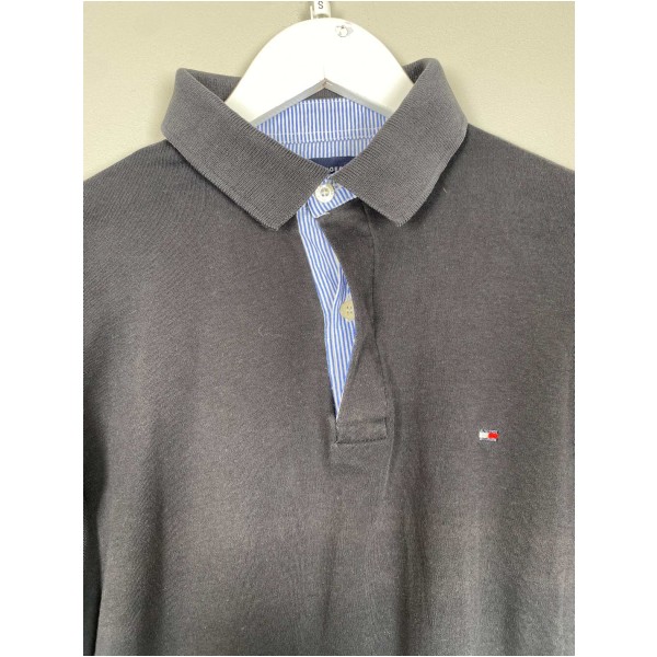 Tommy Hilfiger str. S <br/> sort polo - Image 2