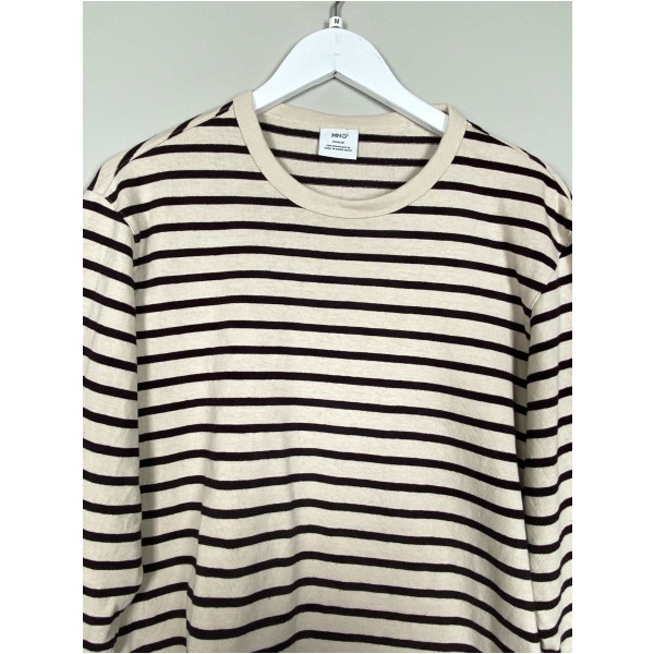 Mango str. M <br/> stribet bluse - Image 2