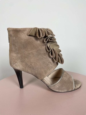 Sand str. 39 <br/> brun ruskindsstilet