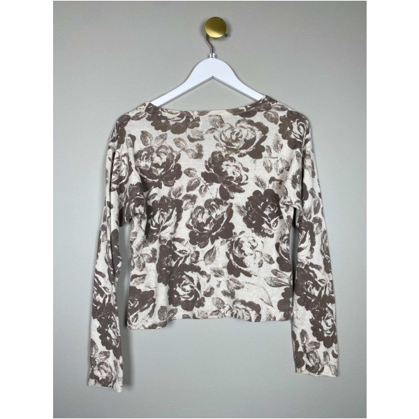 Masai str. M <br/> cardigan med roser - Image 2