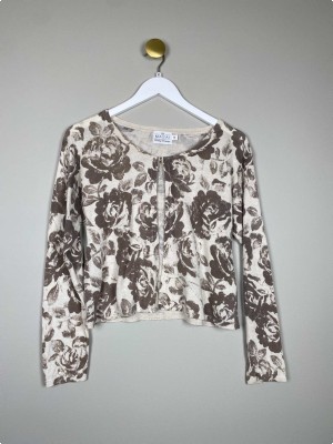 Masai str. M <br/> cardigan med roser