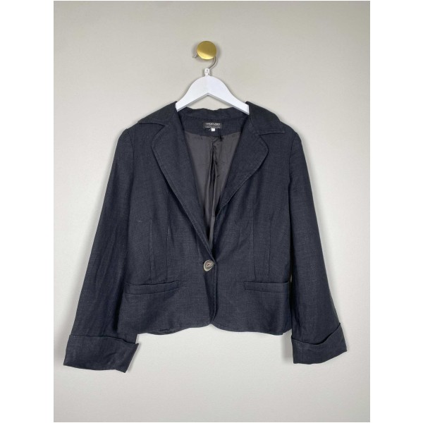 Haugland  str. S/M <br/> sort blazer