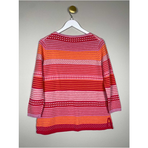Mansted str. M <br/> mønstret bluse - Image 2