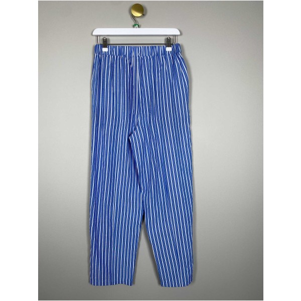 Lollys Laundry str. S <br/> blå/hvid stribet bukser - Image 3