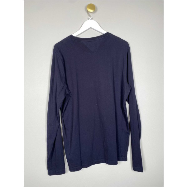 Tommy Hilfiger str. XXL <br/> mørkblå bluse med lange ærmer - Image 3