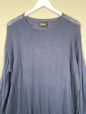 Only & Sons str. XL <br/> blå bluse