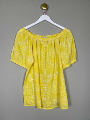 Sorbet str. M <br/> gul bluse