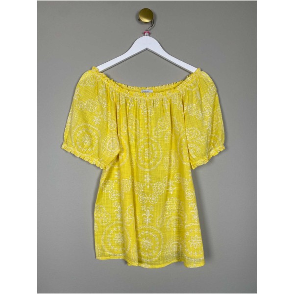 Sorbet str. M <br/> gul bluse