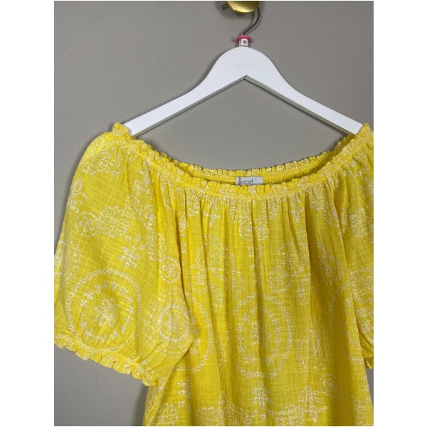 Sorbet str. M <br/> gul bluse - Image 2