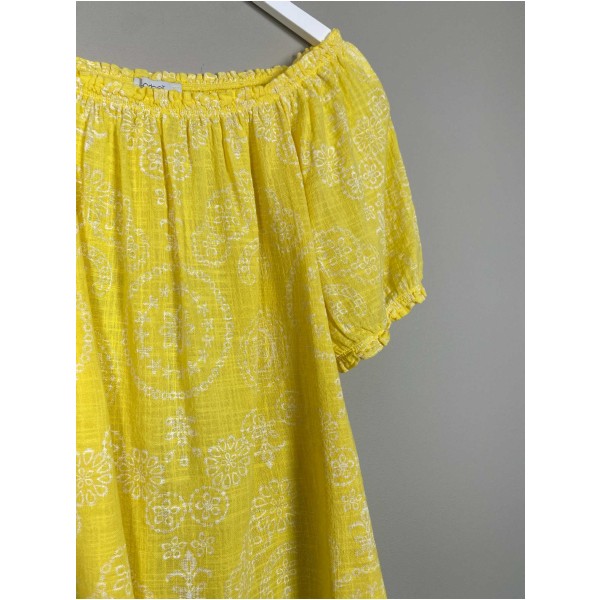 Sorbet str. M <br/> gul bluse - Image 4