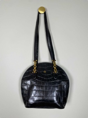 Aigner skuldertaske, sort