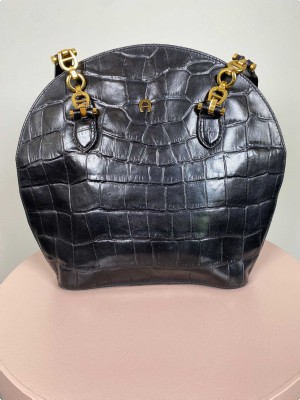 Aigner skuldertaske, sort