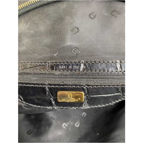 Aigner skuldertaske, sort - Image 3