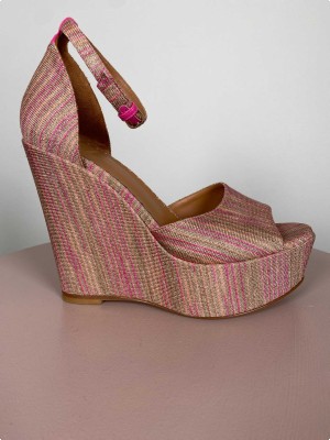 Missoni str. 38 <br/> wedge open toe, pink