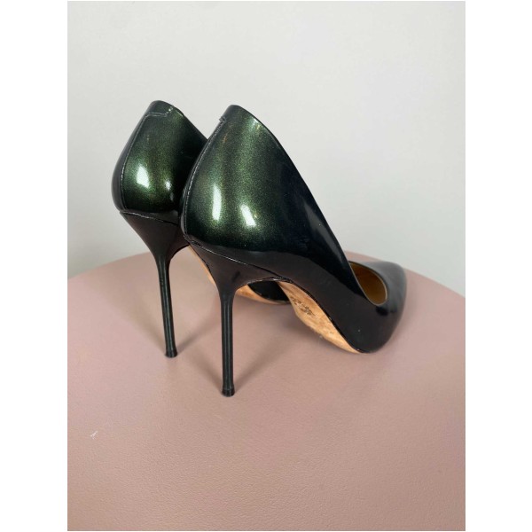 Carlo Pazolini str. 37,5 <br/>green leather heel - Image 6