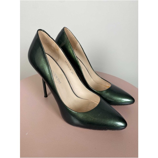 Carlo Pazolini str. 37,5 <br/>green leather heel - Image 4