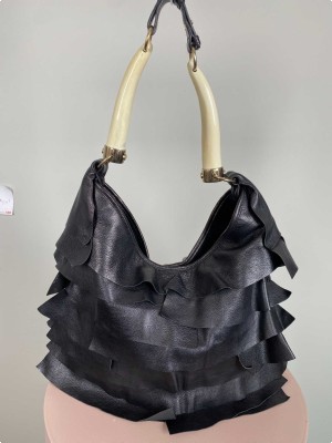 Yves Saint Laurant <br/> St. Tropez horn hobo bag