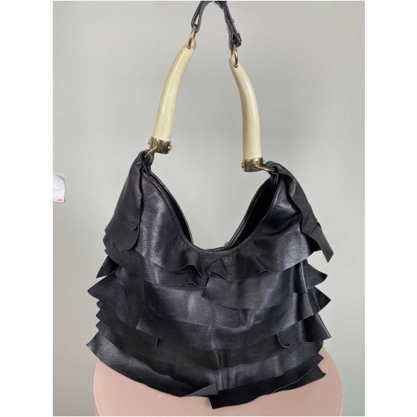 Yves Saint Laurant <br/> St. Tropez horn hobo bag - Image 2