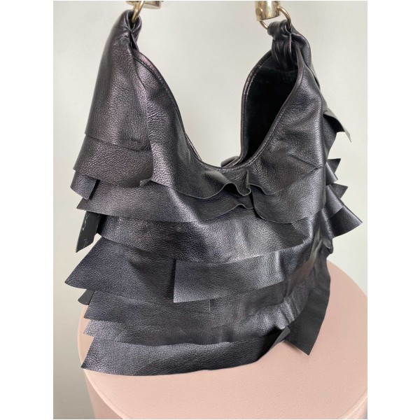 Yves Saint Laurant <br/> St. Tropez horn hobo bag - Image 4