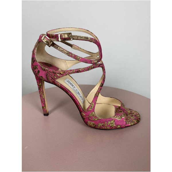 Jimmy Choo str. 38 <br/> Lancer cloth heels (incl. box)