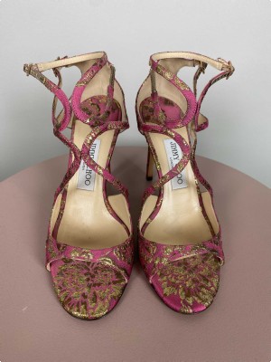 Jimmy Choo str. 38 <br/> Lancer cloth heels (incl. box)