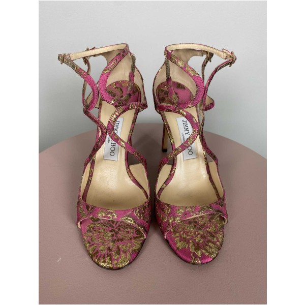 Jimmy Choo str. 38 <br/> Lancer cloth heels (incl. box) - Image 2