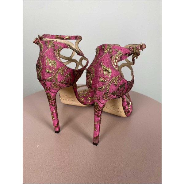 Jimmy Choo str. 38 <br/> Lancer cloth heels (incl. box) - Image 6