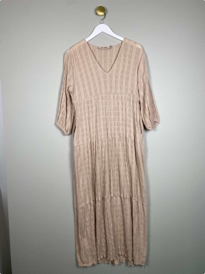 Rue de Femme str. XS <br/> beige kjole