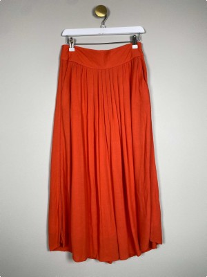 Mango str. 36 <br/> orange nederdel