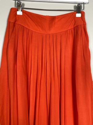 Mango str. 36 <br/> orange nederdel