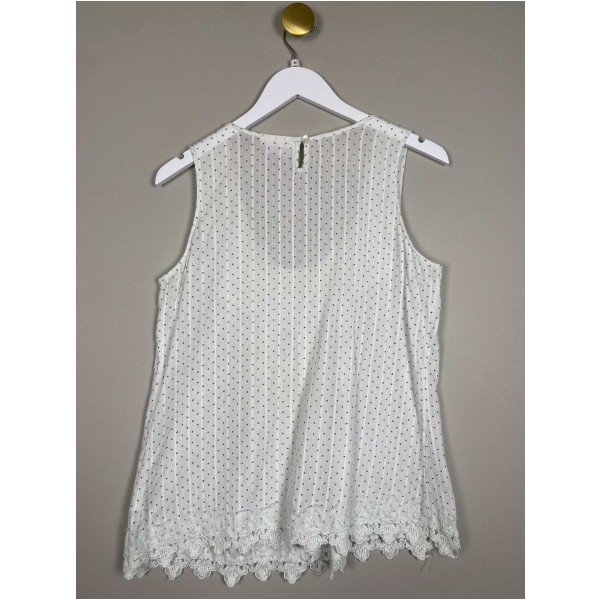 Soulmate str. M <br/> top med knapper og blonder - Image 3