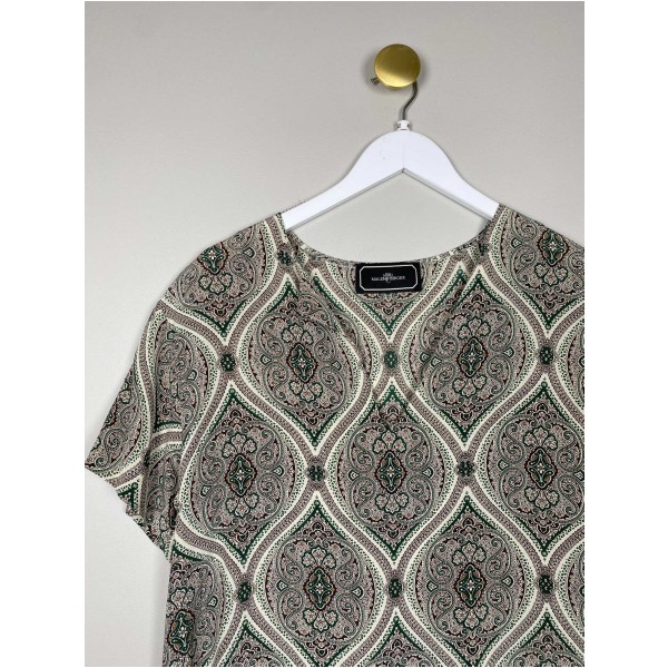By Malene Birger str. 40 <br/> mønstret kjole i silke - Image 4