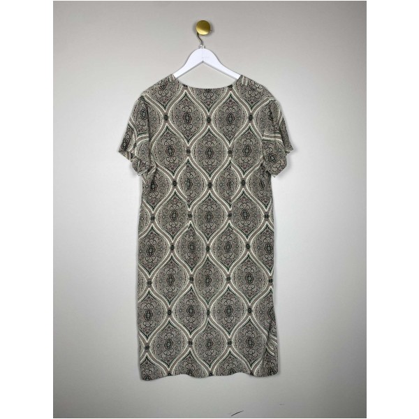 By Malene Birger str. 40 <br/> mønstret kjole i silke - Image 3
