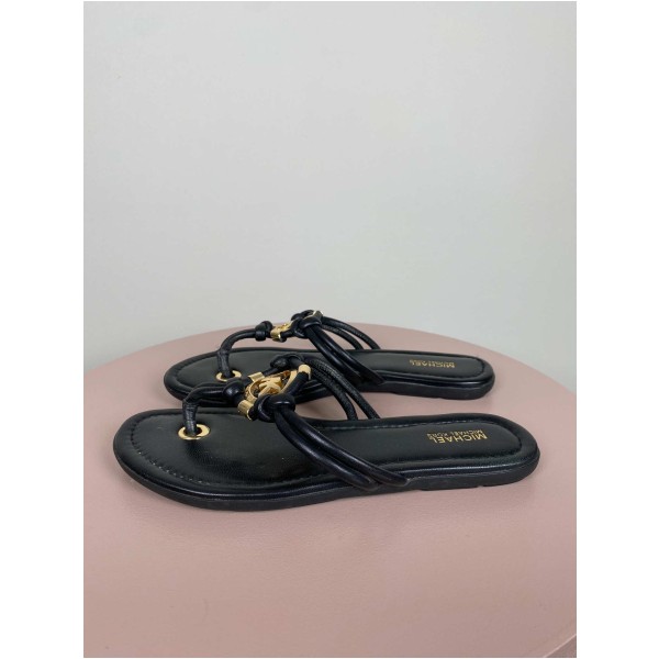 Michael Kors str. 37 <br/> sorte slippers med spænde - Image 4