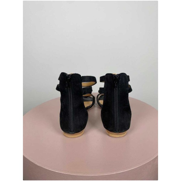 Lloyd str. 37 <br/> sorte sandaler med perler - Image 3