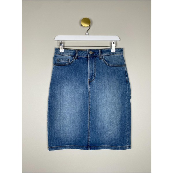Vila str. S <br/> denim nederdel
