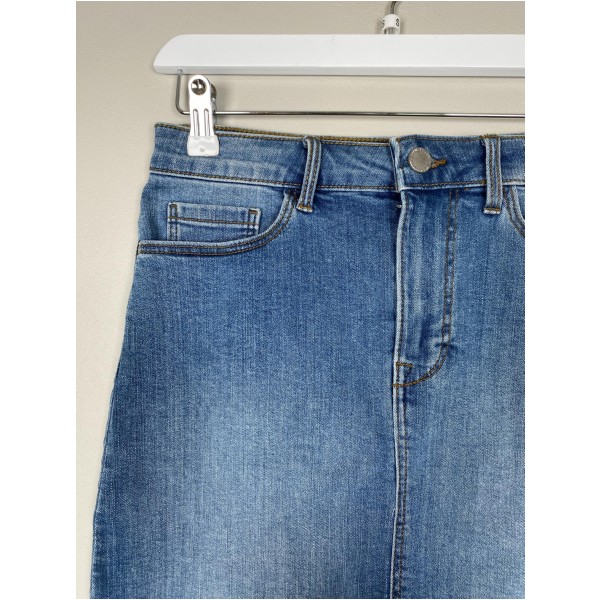 Vila str. S <br/> denim nederdel - Image 2