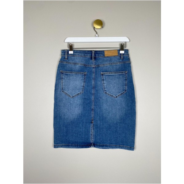 Vila str. S <br/> denim nederdel - Image 3