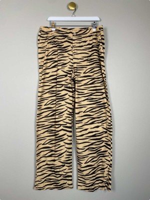 Ganni str. 40 <br/> bukser i tigerprint