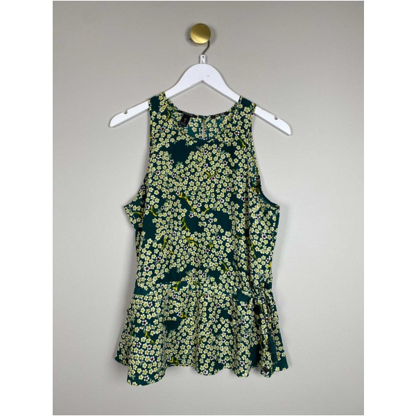 Scotch & Soda Str. M/L <br/> Blomstret top.