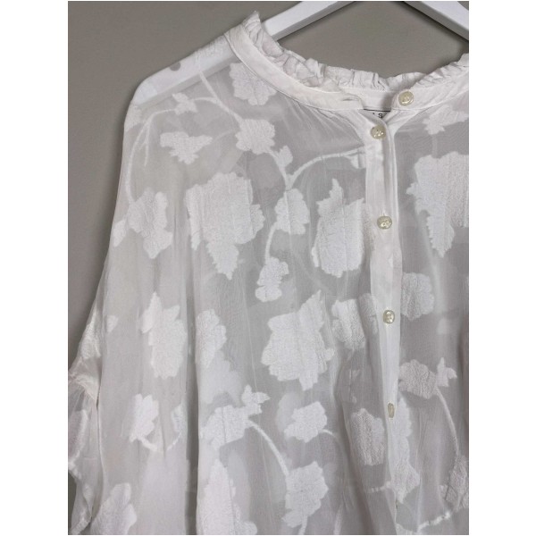 Masai Str. M <br/> Bluse, hvid. - Image 4