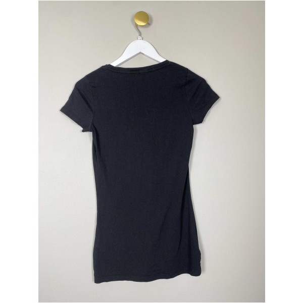 Tommy Hilfiger str. S <br/> sort t-shirt med v-hals - Image 3