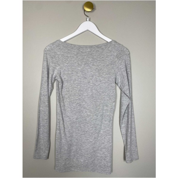 Samsøe & Samsøe str. S/M <br/> tynd grå bluse - Image 3