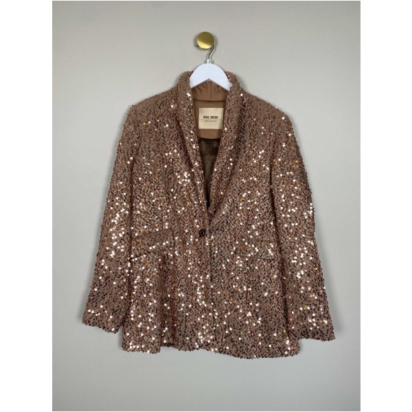 Mos Mosh str. 40 <br/> blazer med palietter